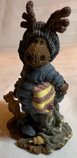 Boyds Bears Friends Wee Folkstone Collection: Edgar Mooselfluff w/Acorn…Moosenap