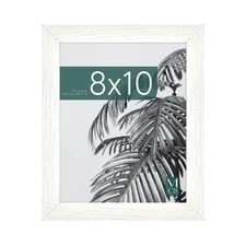 MCS Studio Gallery 8x10 White Woodgrain Engineered Wood Picture Frame Vertical D