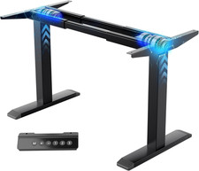 Dual Motor Electric Standing Desk Frame - 300 Lbs Heavy Duty, 3 Memory Height Pr