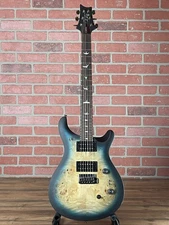 PRS SE Custom 24-08 Exotic Electric Guitar - Lake Blue Midnight Burst