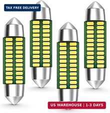4pcs Premium 578 Led Bulb Interior Led Lights For Cars Dome Map Trunk 4pcs Premium 578 Led Bulb Interior Led Lights For Cars Dome Map Trunk