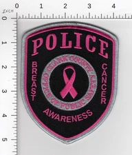 CLARK COUNTY PUBLIC SAFETY ( PINK BREAST CANCER AWARENESS ) NEVADA POLICE PATCH