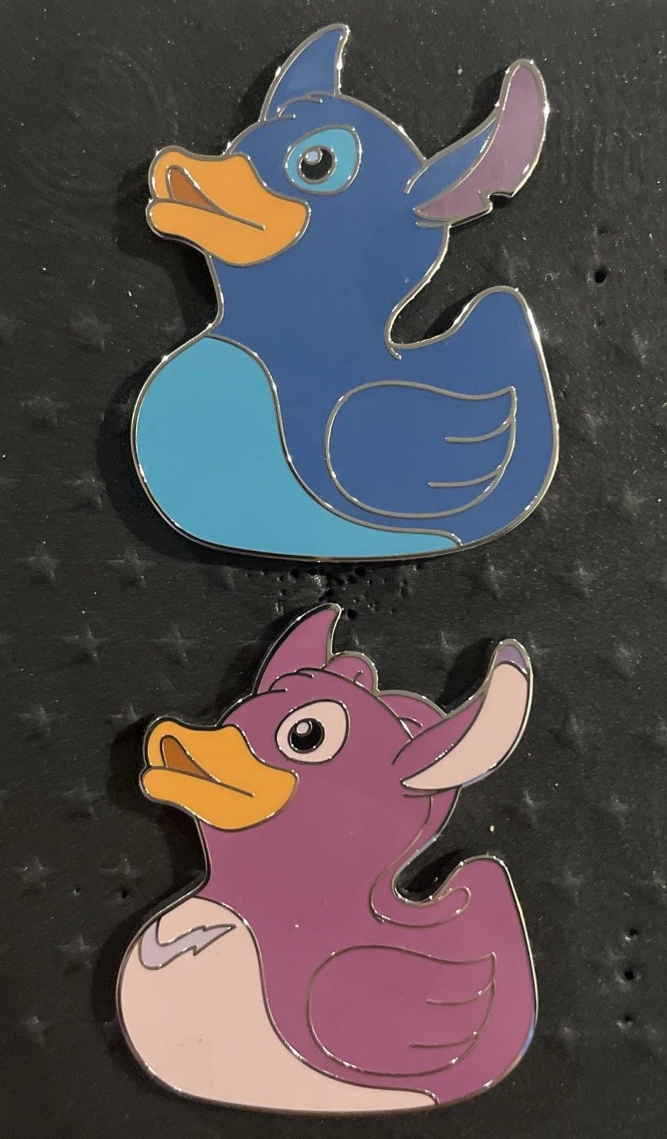 2025 Disney Parks Pin-Ducks Of Disney Mystery Pin Series Angel and Stitch ONLY