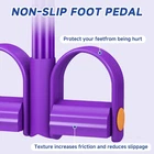 Multifunctional Pedal Resistance Band 8-Tube Stretch Handle Fitness Shaping Yoga