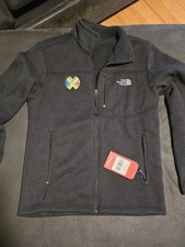 NWT Men s The North Face Sweater Fleece Jacket Black Heath SMALL Brand New