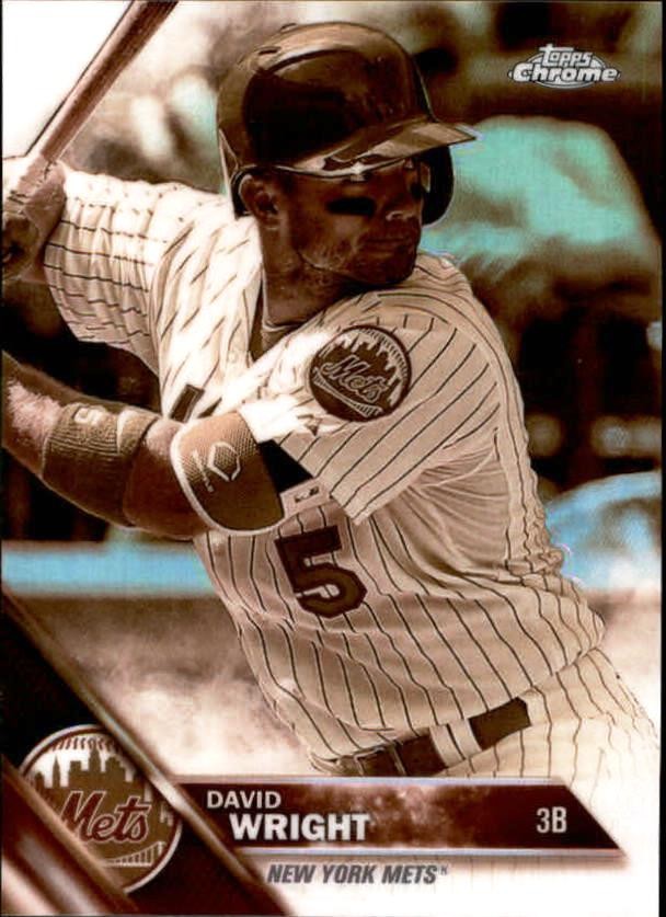 2016 Topps Chrome Sepia Refractors #134 David Wright - BB