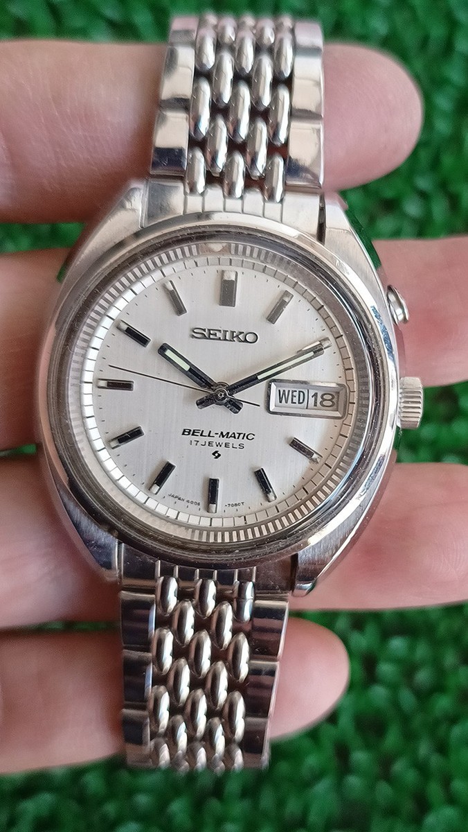 NICE & RARE VINTAGE SEIKO BELL MATIC 4006-7001 AUTOMATIC 17 JEWELS