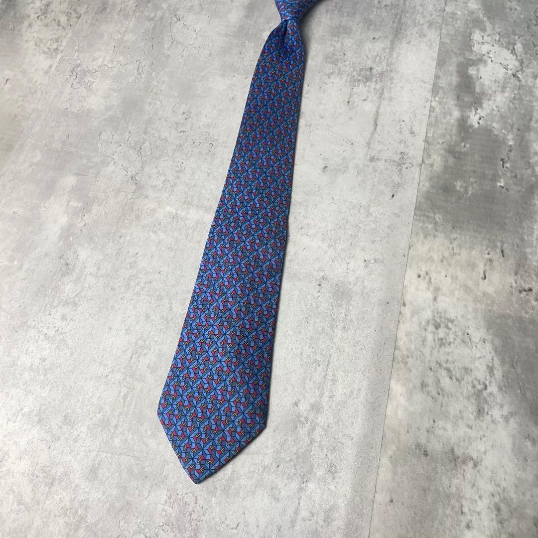 HERMES Geometric Pattern Checkered Mysterious Pat… - image 9