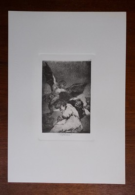 Goya Los Caprichos Plate 48: Tale bearers - Blasts of... Etching 1973
