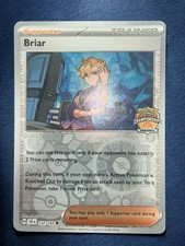 2024 Pokemon Stellar Crown Briar Regional Stamped Promo 132/142-NM