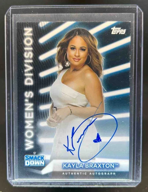 2021 Topps WWE Women's Division Kayla Braxton Auto Black #/5
