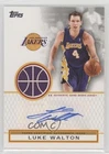 2009-10 Topps Relic 29/299 Luke Walton #TAR-LW Auto 7xr