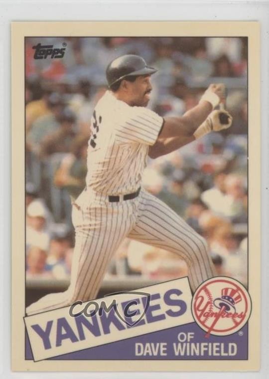 1985 Topps Collector's Edition Tiffany Dave Winfield #180 HOF 0h1