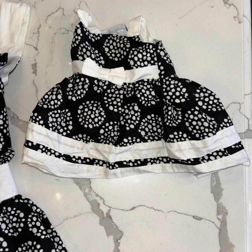 Dollie And Me 2 vestidos de niña a juego, muñeca de 18” (muñeca American Girl) talla 5 y 12 Foto 4 de 4