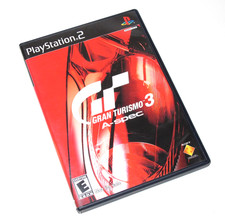 Gran Turismo 3 A-spec Red Cover NFS PS2 PlayStation 2 - Black Label Complete CIB