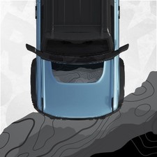 Mountain Topographic Hood Decal Compatible with Ford Bronco 6th Gen 2021+ 1pc