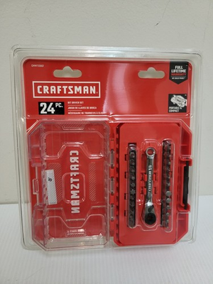 #ad #ad Craftsman 24 Piece Ratchet Bit Driver Set CMMT12007 $21.21