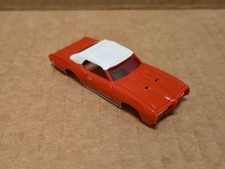 Pontiac GTO body - Bright red with White top - TJet, ThunderJet, Dash, etc