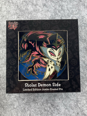 Helluva Boss Stolas Demon Side Limited Edition Jumbo Enamel Pin