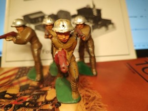 Manoil Machine Gunner & Snipers Lot 4