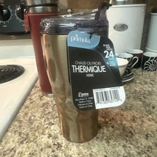 NIB Primula - Hot or Cold Thermal Tumbler - 20 oz - Champagne