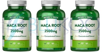 Nature's Truth Maca Wurzel 2500mg - 60 Tabletten (3er Pack)