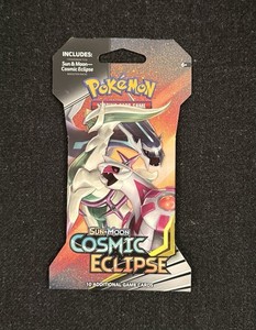 cosmic eclipse booster box ebay Pokmon Sun and Moon Case - Factory Sealed with Cardboard packaging around the pack Pokemon TCG Sun & Moon