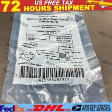 Allen Bradley. 1786-BNC ControlNet BNC Plug RG-6QS 5D-25 1786-BNC/B US Free Tax