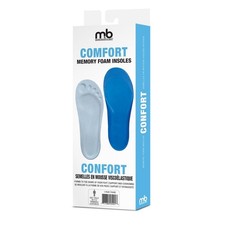 Moneysworth  Best Comfort Memory Foam Insoles for Men  Women Trimmable Sizes 