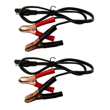 2 EBC Battery 2ft Alligator Clips to SAE Quick Disconnect Cable SAE to Battery