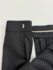 Hugo Boss H-Huge Solid Black Suit Pants Size 33 906