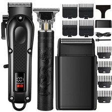 Hair Clippers Set for Men, Hair Clippers Trimmers Electric Foil Shaver, H...
