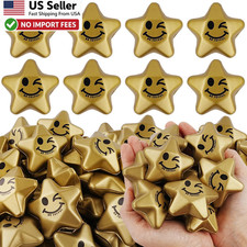 100PCS Star Stress Balls Foam Fidget Anxiety Relief Toys Set FROM USA