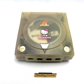 Sega Dreamcast console Hello Kitty Pink set New Battery HKT-3000 NTSC-J Tested