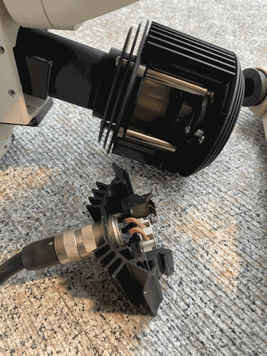 Olympus SZ40 Microscope with, eyepieces light and arm kit - nice! - Picture 4 of 15