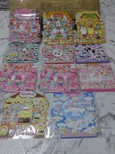 Sanrio Cake House Puffy Stickers 11pcs Hello Kitty My Melody Cinnamoroll Pompomp