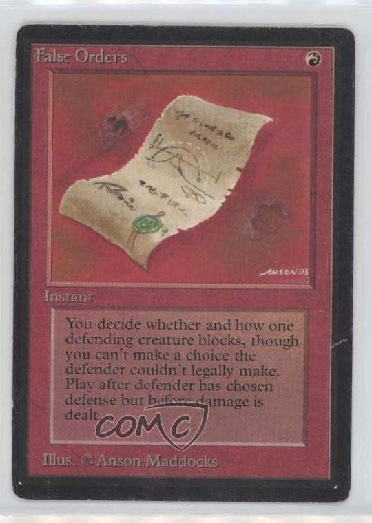 False Orders Magic: Limited Edition Beta 1993