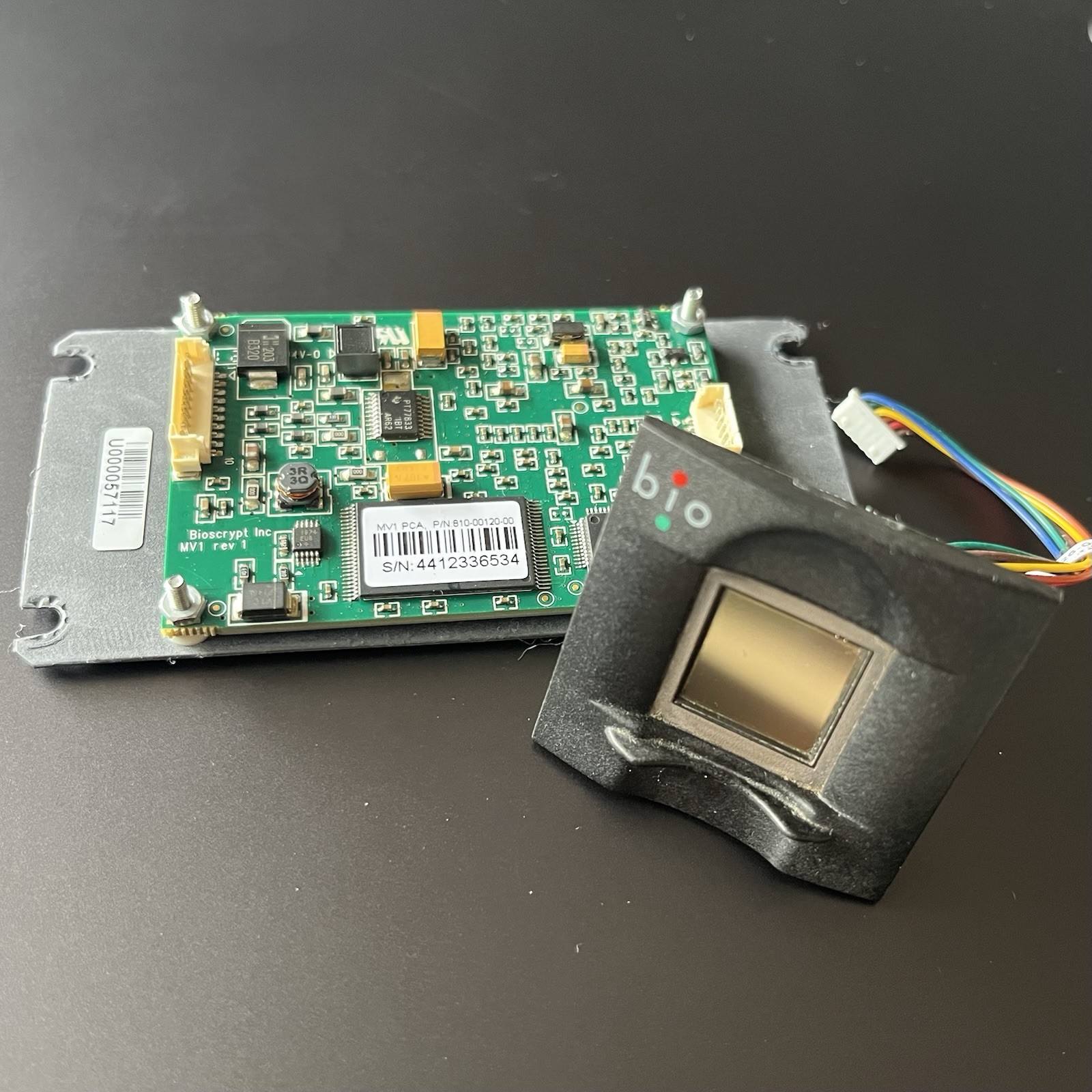 Kronos - Bioscrypt Touch ID Fingerprint Set - AF-S2 + MV1 4500 InTouch FVD
