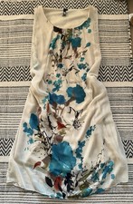 Chiffon Style Whimsical Floral Print Flowy Top / Dress