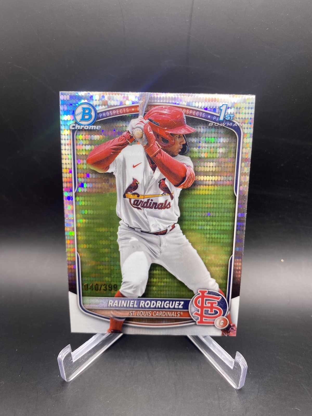 2025 Bowman Chrome 1st Rainiel Rodriguez BCP-200 Silver Pulsar Refractor SP /399