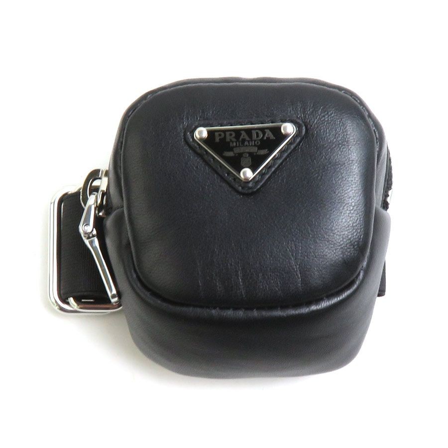 Prada Leather Arm Pouch Crossbody Bag