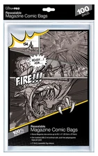 100 Ultra PRO Magazine Size Resealable Comic Storage Bags New Archival Sleeves