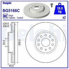 2x Bremsscheibe 26244931 vorne für Skoda Octavia 4 NX3 NX5 Superb NZ3 NZ5
