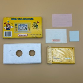 MARIO THE JUGGLER Nintendo Game & Watch MB-108 New Wide Series 1991 Mint in Box