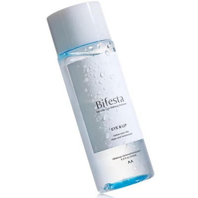 Bifesta Eye & Lip Micellar Makeup Remover 4.9 fl Fl Oz (Pack of 1), Clear 