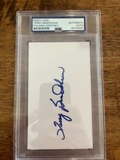 Terry Bradshaw HOF '89 Hand Signed Autographed Index Card PSA/DNA #85758507