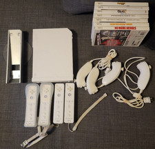 Nintendo Wii Console BUNDLE With Mario Kart Wii Sports Zelda Donkey Kong  More