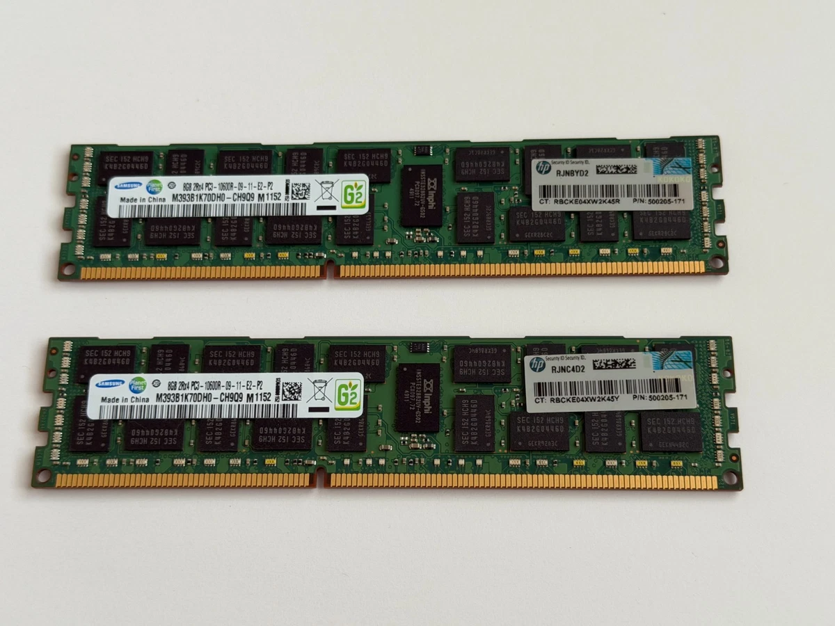 Samsung DDR3 SDRAM Network Server 8 GB Capacity per Module Memory