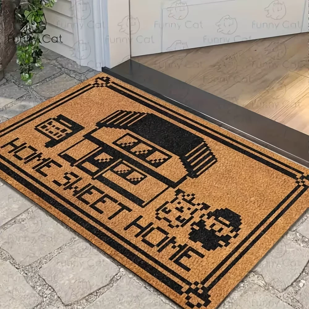 Pokemon Home Sweet Home Anime Door Mat Non Slip Welcome Rug