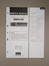 Sansui D-505 Stereo Cassette Deck D-1626